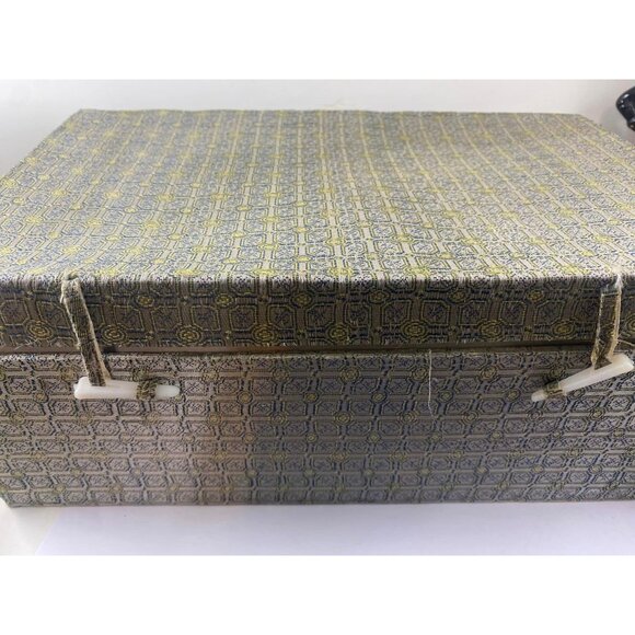 Vintage Chinese Yixing Zisha Clay Bamboo Teapot Set With 6 Cups & Saucers Origin - Picture 10 of 10